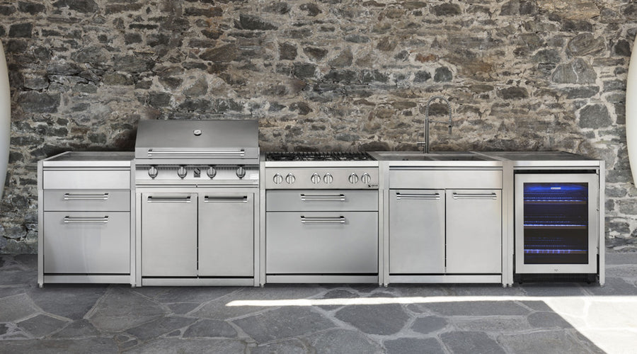 CUCINE DA ESTERNO IN ACCIAIO INOX O SIMILARI