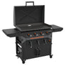 Blackstone Original 36'' Piastra 4 fuochi a gas con friggitrici ad aria