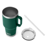 YETI Rambler con cannuccia 35 OZ Forest Green