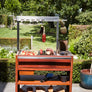 Barbecook - Pedro woodbarbecue in corten and stainless steel