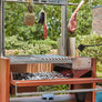 Barbecook - Pedro woodbarbecue in corten and stainless steel