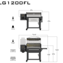 Louisiana Grills Legacy 1200 Founder Series - Barbecue a Pellet