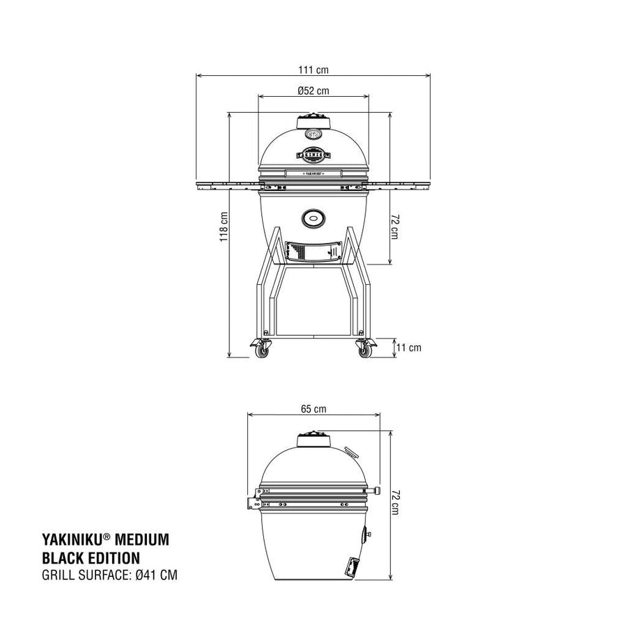 Yakiniku Medium Black Edition - Barbecue a Carbone