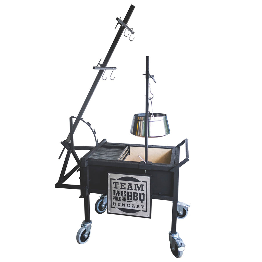 BBQ Pit Box Mobile Fireplace Small