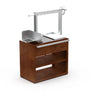 Barbecook - Pedro woodbarbecue in corten and stainless steel