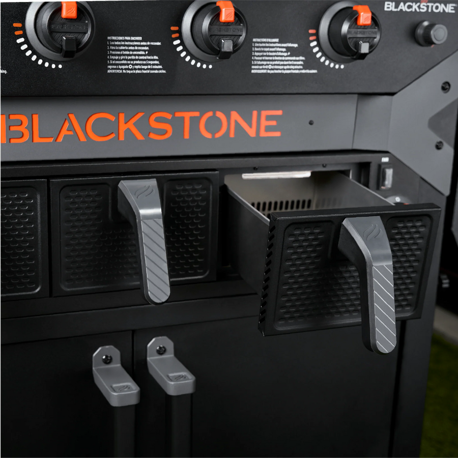 Blackstone Original 36'' Piastra 4 fuochi a gas con friggitrici ad aria