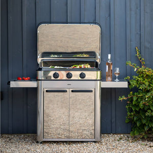 Combo ENOSIGN 80 Inox - Plancha Gas con carrello