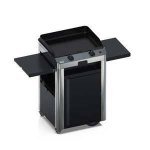 Combo FUSION 60 Inox - Plancha Gas con carrello