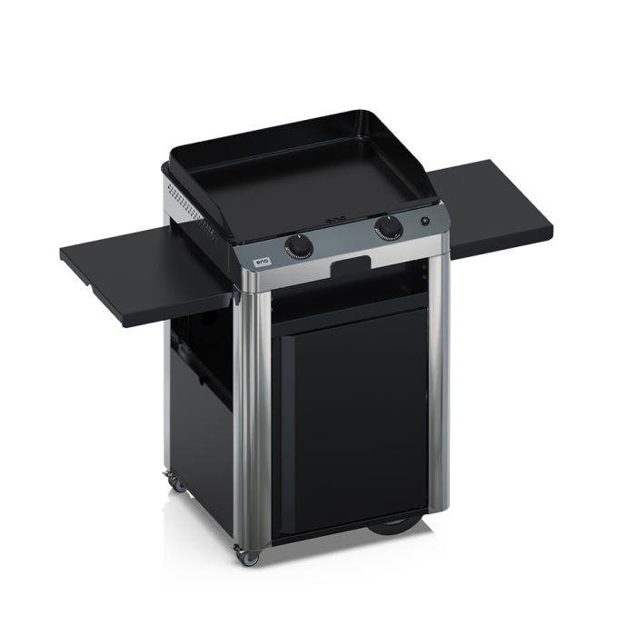 Combo FUSION 60 Inox - Plancha Gas con carrello