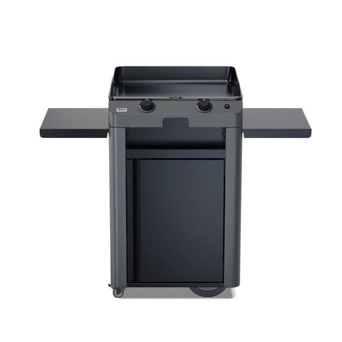 Combo FUSION 60 Grigio Scuro - Plancha Gas con carrello
