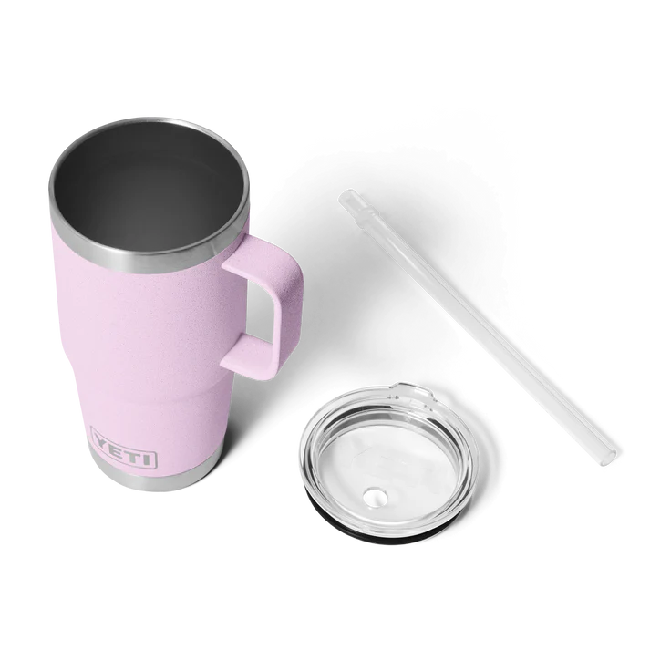 YETI Rambler con cannuccia 25 OZ Cherry Blossom