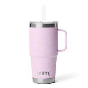 YETI Rambler con cannuccia 25 OZ Cherry Blossom