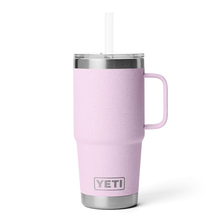 YETI Rambler con cannuccia 25 OZ Cherry Blossom