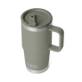 YETI Rambler 20 oz Travel Straw Mug Pampa Green