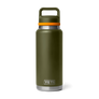 YETI Borraccia 36 oz - Colour Straw Bottle Olive/King Crab Orange