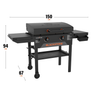 Blackstone Omnivore 28" Plancha 2 fuochi a gas con cappa