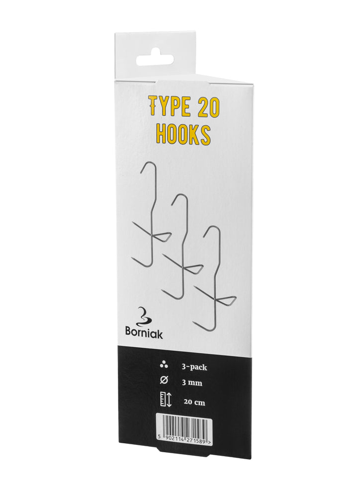 Borniak - Hooks type 20 (3 pcs)