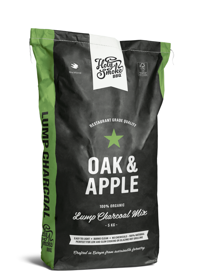 Holy Smoke BBQ - Apple & Oak Lump Charcoal 5 kg