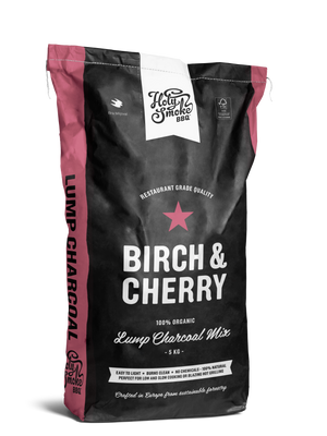 Holy Smoke BBQ - Birch & Cherry Lump Charcoal 5 kg