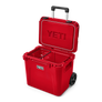 YETI Roadie 60 Ghiacciaia su ruote - RESCUE RED