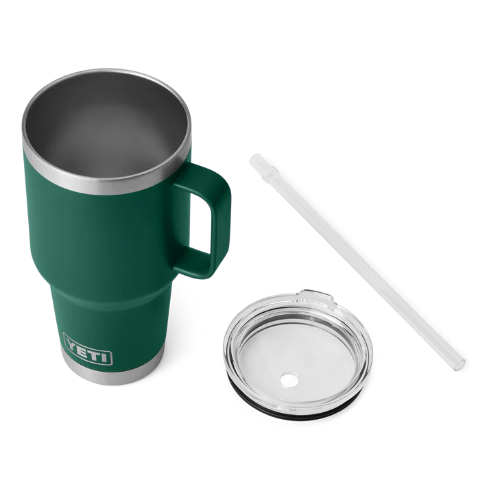 YETI Rambler con cannuccia 35 OZ Forest Green