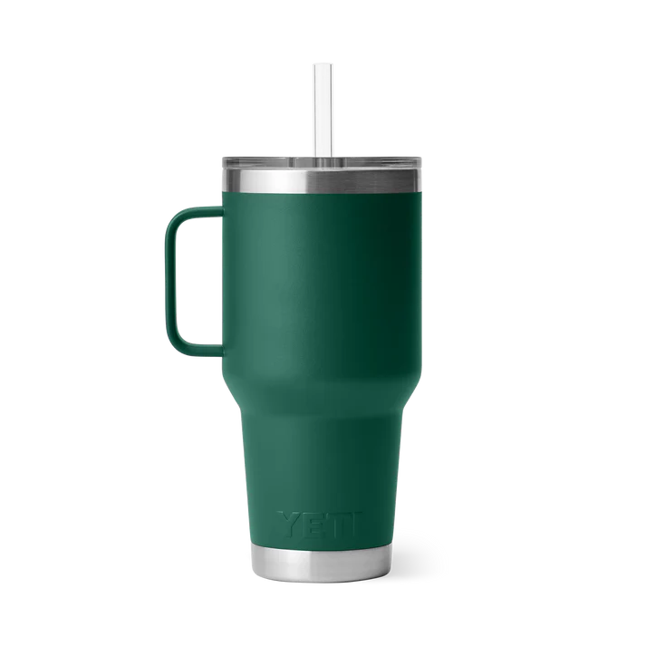 YETI Rambler con cannuccia 35 OZ Forest Green