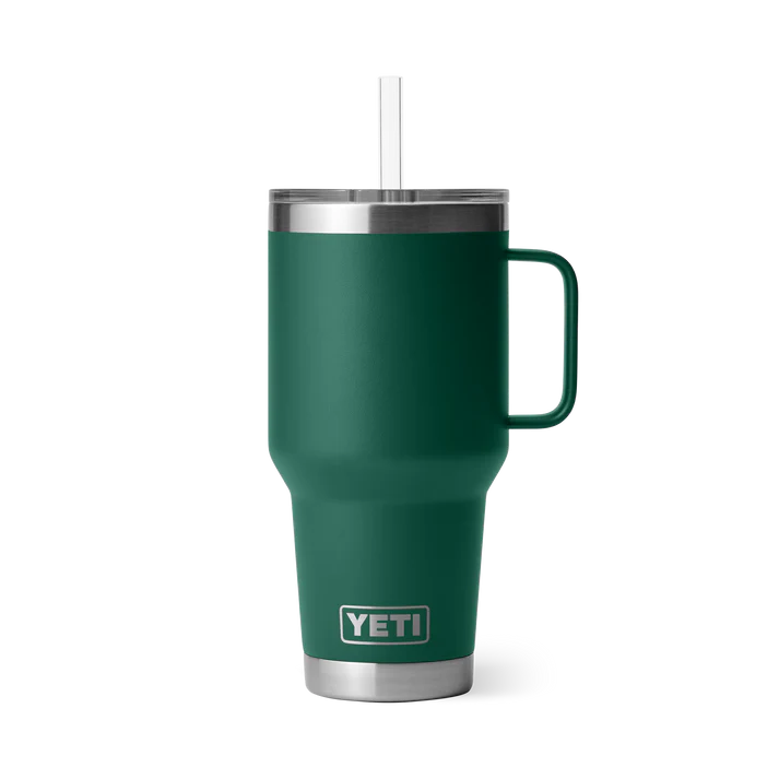 YETI Rambler con cannuccia 35 OZ Forest Green