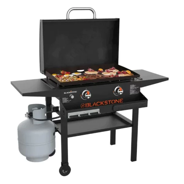 Blackstone Original 28'' Piastra 2 fuochi a gas con cappa