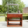 Barbecook - Pedro woodbarbecue in corten and stainless steel