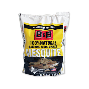 B&B Charcoal Mesquite Chunks