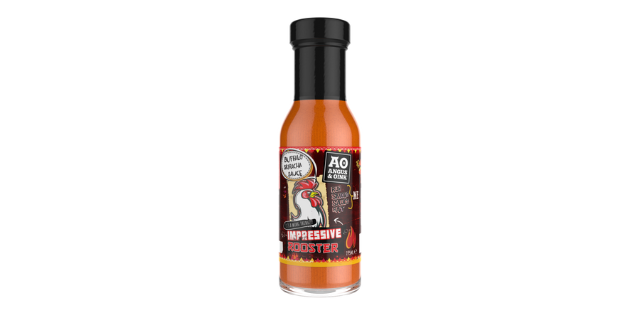 Angus & Oink - Impressive Rooster Buffalo Sriracha